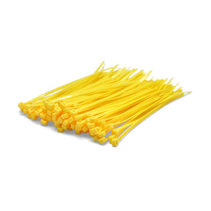 Yellow Cable Ties - Pack of 100