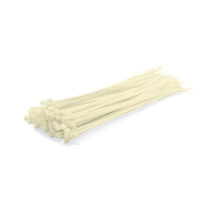 Heat- & UV-Stabilised Cable Ties - Pack of 100