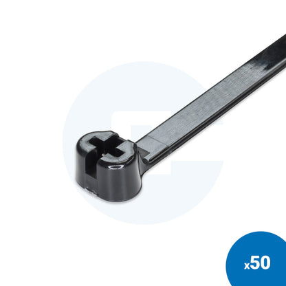 Metal Tooth Cable Ties - Pack of 100/50