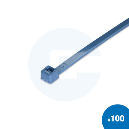 Metal Detectable Cable Ties - Pack of 100