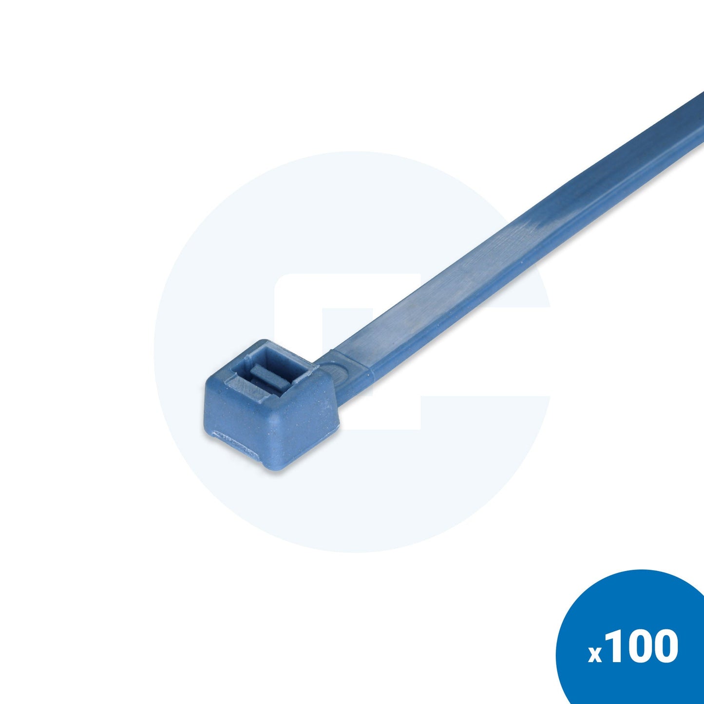 Metal Detectable Cable Ties - Pack of 100