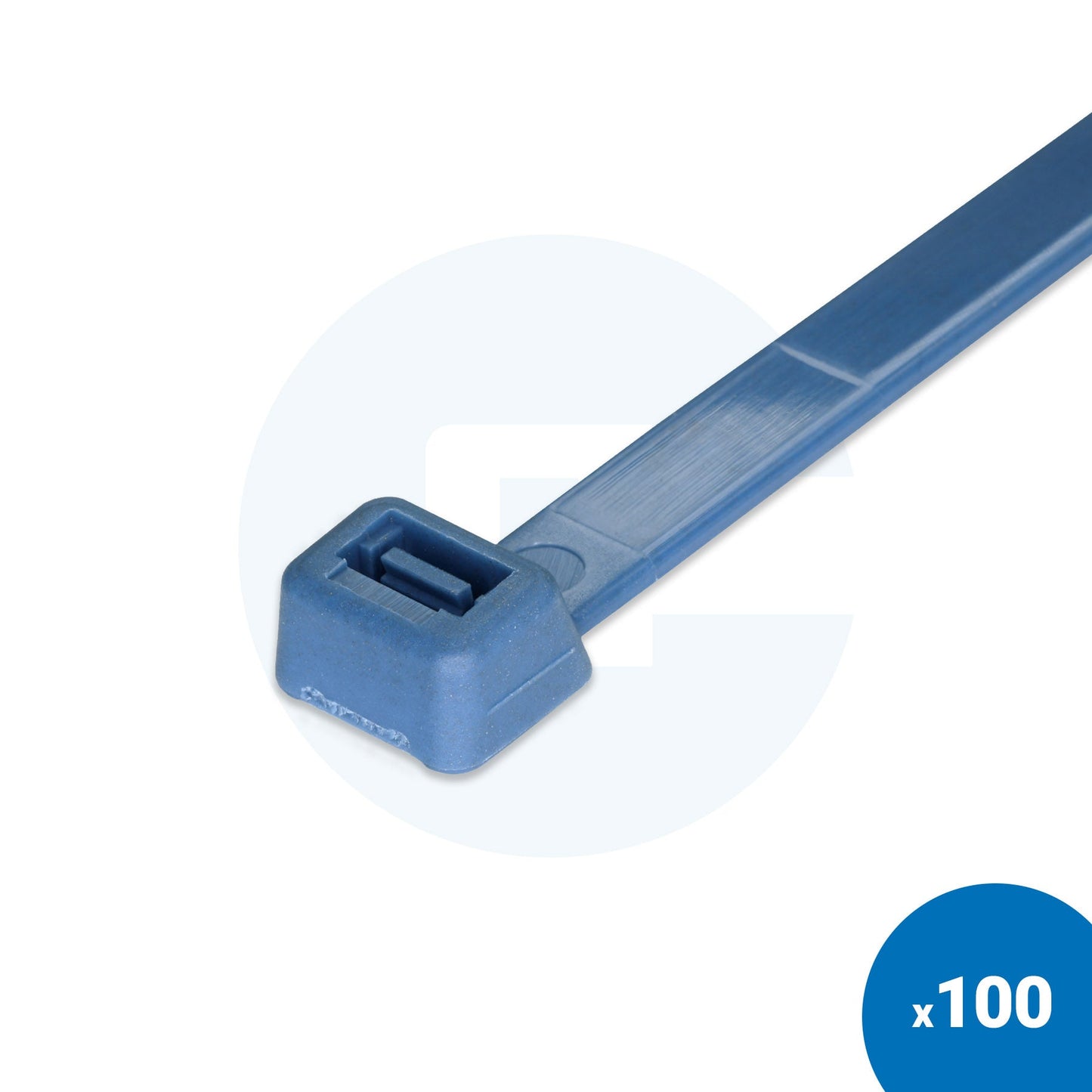 Metal Detectable Cable Ties - Pack of 100