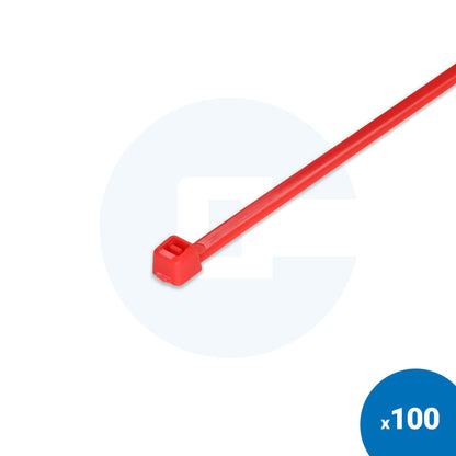 Red Cable Ties - Pack of 100