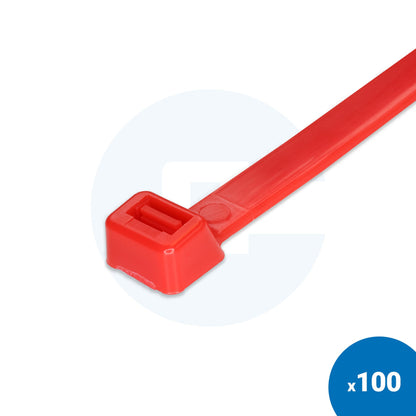 Red Cable Ties - Pack of 100