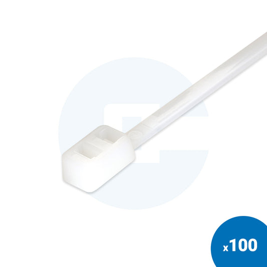 Double Loop Cable Ties - Pack of 100